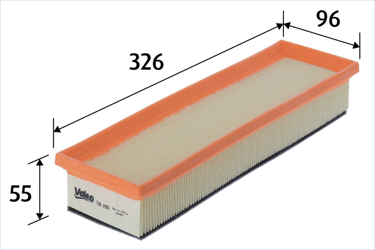 VALEO 728700 Air Filter for DACIA LADA RENAULT